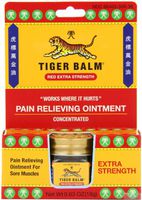 Tiger Balm Pain Relieving Ointment, Extra Strength, 0.63 Ounces (Pack of 3)