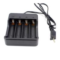 18650 Battery Charger Smart Universal 4-Bay Charger with Light Indication Intelligent Battery Charger US Version