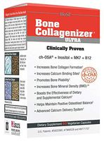BioSil by Natural Factors, Bone Collagenizer Ultra, Supports Bone Mineral Density and Strength, Collagen Generator, 60 Vegetarian Capsules (30 Servings)