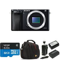 Sony Alpha a6000 Mirrorless Digital Camera - Body only Deluxe Bundle