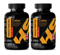 Natural Libido Enhancer - TRIBULUS TERRESTRIS 1000MG - Natural Male Support - Tribulus Strength Testosterone - 2 Bottle (120 Tablets)