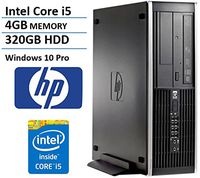 2016 HP Elite 8200 Business Small Form Factor Desktop Computer Intel i5-2400 3.1GHz Processor, 4GB DDR3 RAM, 320GB HDD, DVD, RJ45, Windows 10 Professional (Renewed)