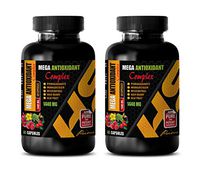 imune System and Mental Health - MEGA ANTIOXIDANT Complex 1440 MG - Pomegranate Extract Supplement - 2 Bottles 120 Capsules