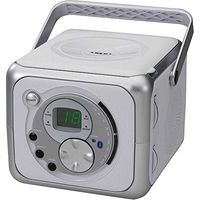Jensen Portable Wireless BLUETOOTH Top Loading CD Player with FM Stereo Receiver Included