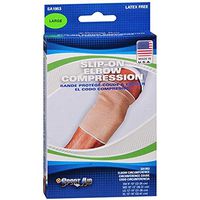 Sportaid Elbow Brace, Slip-on, Beige, Large - 1 ea
