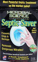 Septic Saver Single Tablet 2 Month Treatment/Removes Dangerous Nitrates Before They Pollute Your Well Water and the Environment
