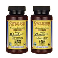 Swanson Vegetarian Glucosamine & Msm 60 Veg Capsules (2 Pack)