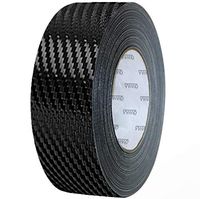 VViViD Black Carbon Fiber Air-Release Adhesive Vinyl Tape Roll (1 Inch x 20ft)