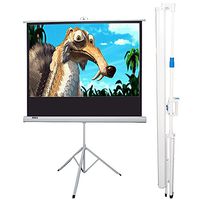 Maxstar Screens 100" Tripod Portable Projection Gray Screen, 16:9 Aspect Ratio-diagonal 100in (Matt Gray)