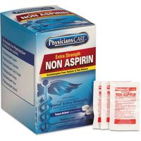 PhysiciansCare Pain Relievers XStrength Non-Aspirin Acetaminophen, 2/Packet,125 Pk/Bx(40800)