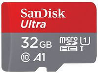 SanDisk Ultra A1 32GB MicroSD HC Class 10 UHS-1 Mobile Memory Card for Samsung Galaxy S7 & S7 Edge S8 & S8 Plus & SD Memory Card Reader