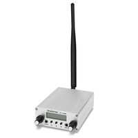 Signstek 0.5 W 05B Dual Mode Long Range Stereo Broadcast Home FM Transmitter with Antenna Silver