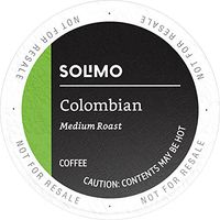 Amazon Brand - 100 Ct. Solimo Medium Roast Coffee Pods, Colombian, Compatible with Keurig 2.0 K-Cup Brewers