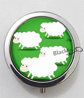 BlackKey Sheep 3-Compartment Decorative Pocket Gift Box Case Organizer for Pill, Color 1 -2172