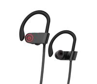 Bluetooth Headset High Fidelity Stereo Entry Ear Sports Headset, Music Playing Time up to 8-10 Hours, Waterproof Fitness Headset, Built-in Microphone (Black)