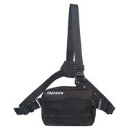 Armiya Chest Bag,Universal Chest Vest Rig Utility Molle Pack Holster for Men Women(Black 2)