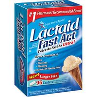 Lactaid Fast Act Lactase Enzyme Supplement, 96 ct. AS