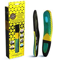 RightFoot Orthotic Gel Insoles | Shock Absorption Cushion Work Shoe Soles for Arch Support, Sore Feet, Back Pain, Plantar Fasciitis | Full-Length for Flat Feet, Running