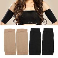 Ovanpa 2019 Compression Slim Arm Sleeve Bandage Wrap Sports Arm Supports (1Pair) (Beige)