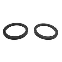 uxcell 2pcs Universal Black 7" Car Stereo Audio Speaker Mounting Spacer Rings Holder