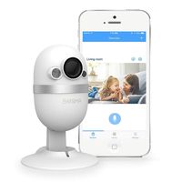（Without 16gb Card & Baby Night Light） Bosma Baby Monitor, Wireless IP Security Camera WiFi Surveillance Pet Camera with Two Way Audio Remote Viewing Color Night Vision Motion