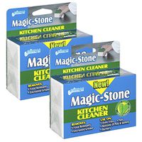 Compac Magic Stone Kitchen Cleaner Scrub Scouring Sponge, 2 Count