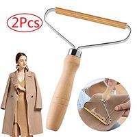 2PCS Portable Lint Remover, Clothes Lint Wood Remover, Reusable Practical Clothes Fuzz Shaver, Battery-Free Fabric Shaver, Lint Sticky Roller, Fluff Removing Shaver