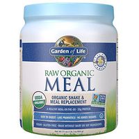 Garden of Life Meal Replacement Vanilla Powder, 14 Servings, Organic Raw Plant Based Protein Powder, Vegan, Gluten-Free