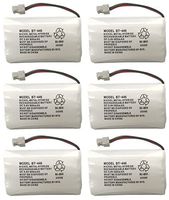 Uniden BBTY0504101 Model BT446 Nickel Metal Hydride Rechargeable Cordless Phone Batteries (Pack of 6) for use with T94 Series, TWX977 and WXI977 Uniden Cordless Phones