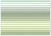 Briday Wrapping Paper - Striped Green and White Design Pack of 2