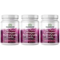 Swanson High Plains Collagen Hydrolysate 1 lb (454 g) Pwdr (3 Pack)