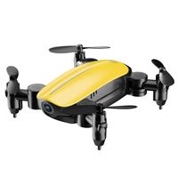 GuGio Mini Drone with HD Camera, App Control, One Key Start/Landing, Headless Mode, Pocket Drone for Beginner(Yellow)