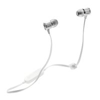Focal Spark Wireless Earbuds with 3-Button Remote and Microphone (Silver)