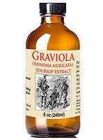 Organic Graviola Liquid Soursop Extract 8 oz Wildcrafted Tincture (Annona Muricata) : Immune System Booster (8oz)