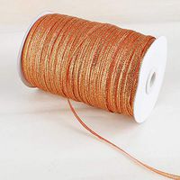 Ruipunuosi Glitter Metallic Ribbon Sparkle Gift Wrapping Ribbon for Craft Wedding Christmas Decoration Birthday Valentine's Day Christmas New Year Gift Wrap Decoration