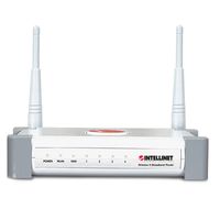 INTELLINET 300N 4-Port Wireless Router with 2dBi Fixed-Dipole Antenna (524490)