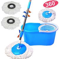 Microfiber Magic Rotating Head Easy Cleaning Floor Mop Bucket Set