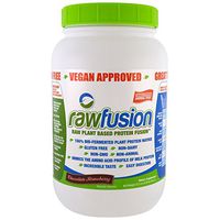 SAN Nutrition RawFusion Plant Protein Powder, Chocolate Strawberry, 2 Pounds