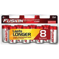 RAYOVAC 813-8CTFUS Fusion Long-Lasting Alkaline Batteries (D, 8 pk) Consumer Electronic