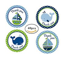 Elaikka Animal Thank You Stickers Birthday Wedding Baby Bridal Shower Business Personalized Paper Thank You Labels