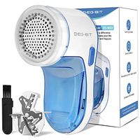 DB Degbit Upgrade Rechargeable Lint Remover & Fabric Shaver, 3-Leaf Stainless Steel Blades Effective Lint Shaver, Portable Pill Fuzz Remover for Fabric, Clothes, Furniture, Pet Hair, Blanket