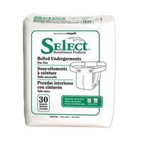 Select Belted Undergarments with Button Straps, Case/120 (4/30s)