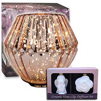 Royal Living Crystal Cave Essential Oil Diffuser, Ultrasonic Aromatherapy Humidifier (Rose Gold)