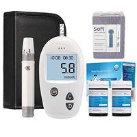 LHYCM Blood Glucose Meter with Strips Test Strips Lancets Glucometer Kit Diabetic Blood Sugar Meter Diabetes Tester