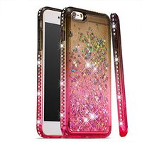 Lomogo Case for iPhone 6S Plus / 6 Plus Glitter Silicone, Shockproof Soft Rubber Bumper Case Non-Slip Back Cover Thin Fit for Apple iPhone 6SPlus / 6Plus - LOYBO490021#4