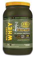 Advanced Genetics Military Whey, New Zealand Whey, Vanilla, Natural Colors & Flavors, 2LB, 30 Servings