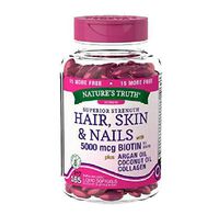 Nature's Truth Superior Strength Hair/Skin/Nails with Argan/Coconut Oil/Collagen (Pack of 2)