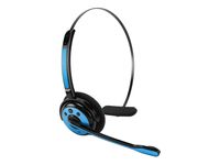 Wireless Hands Free Professional Headset Boom Microphone Blue Compatible with BLU Vivo XL4