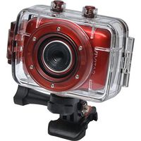 Vivitar DVR783HD HD Waterproof Action Video Camera Camcorder (Red) with Helmet & Bike Mounts
