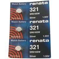 #321 Renata Watch Batteries 3Pcs